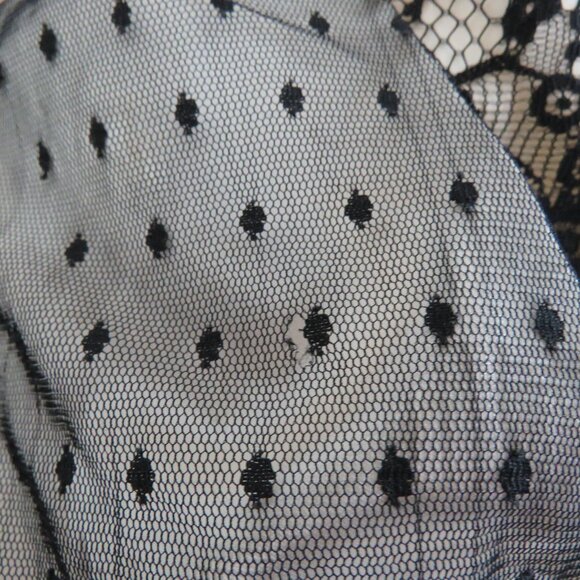 VINTAGE TORRID Y2K Black Lace Satin Bustier Top Goth Whimsigoth Fairy 2X - Picture 14 of 14